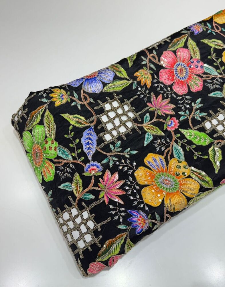 Multicolou Tissue Jari Fabric