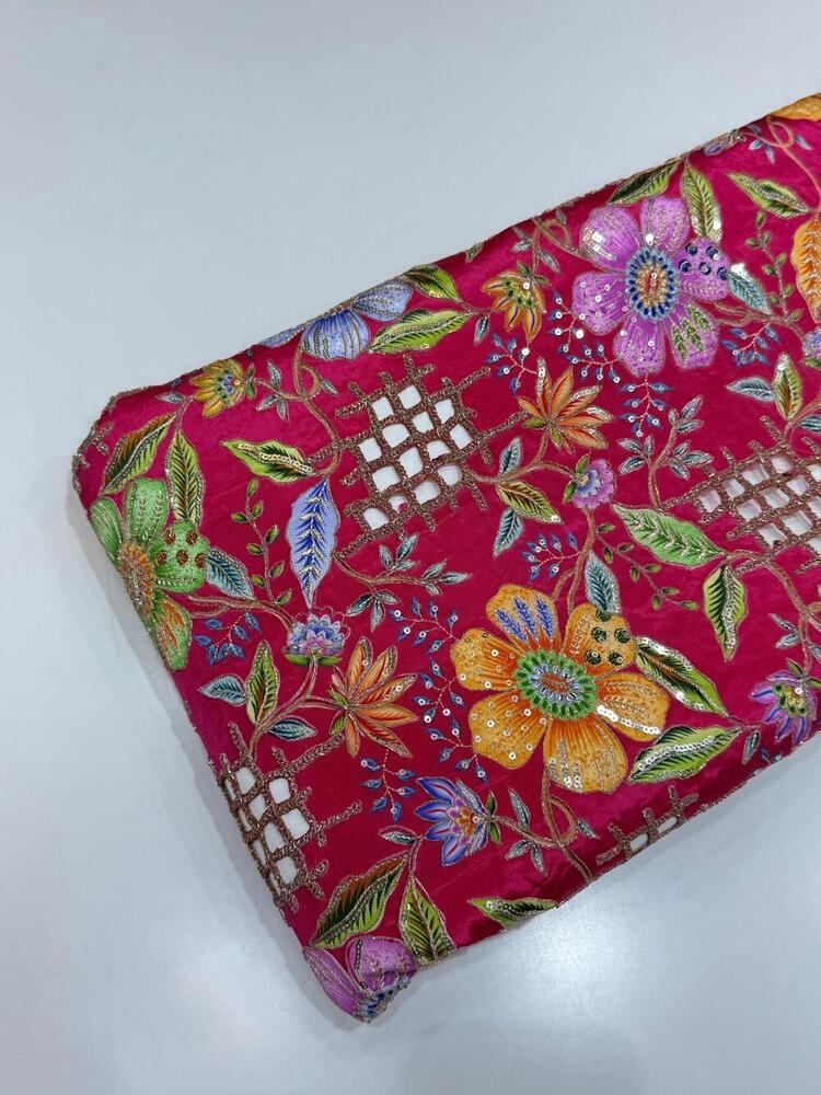 Multicolou Tissue Jari Fabric