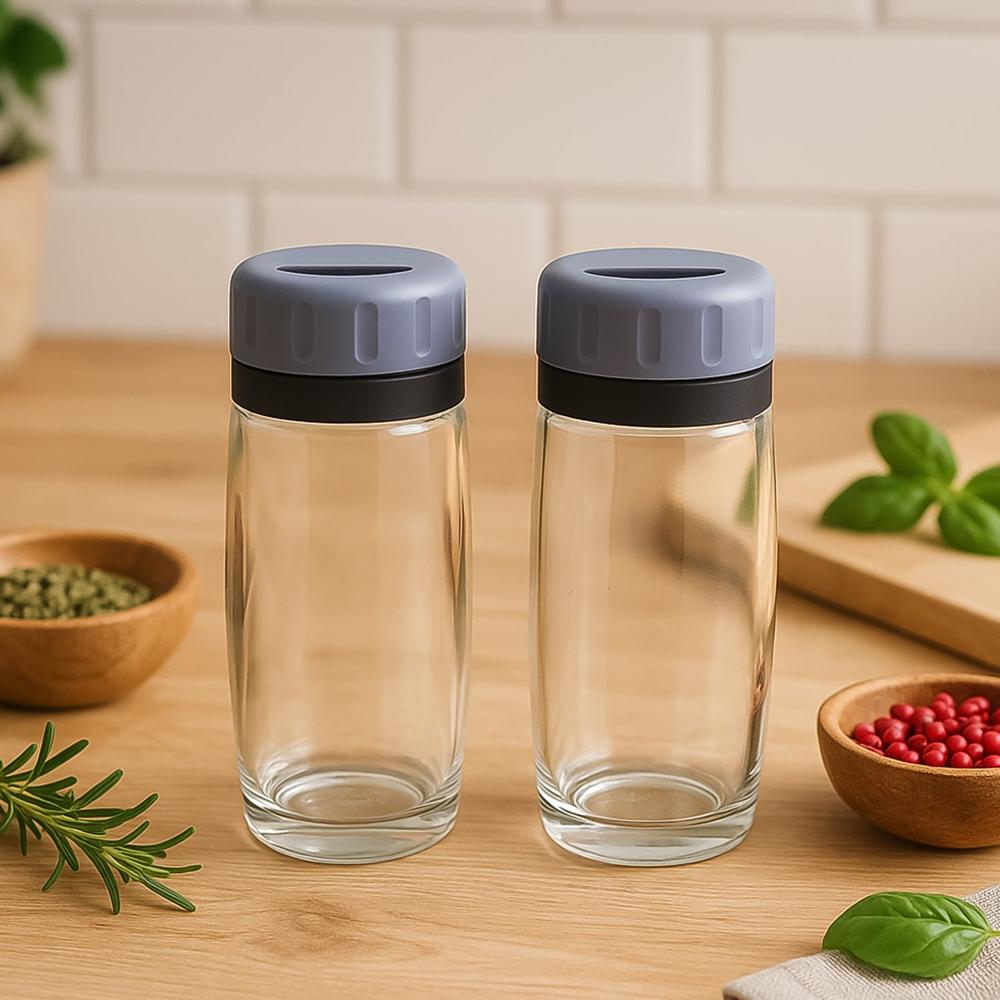 Apex Acrylic Salt And Pepper Shaker Set Of 2 - Color: Mix