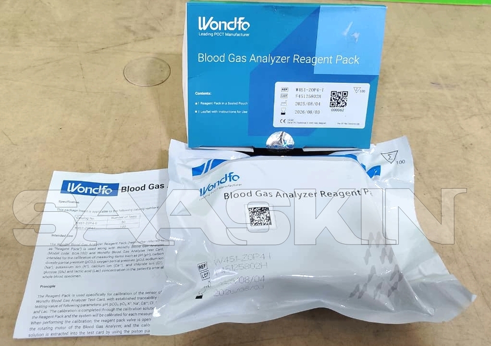 Wondfo Blood Gas Analyzer Reagent Pack