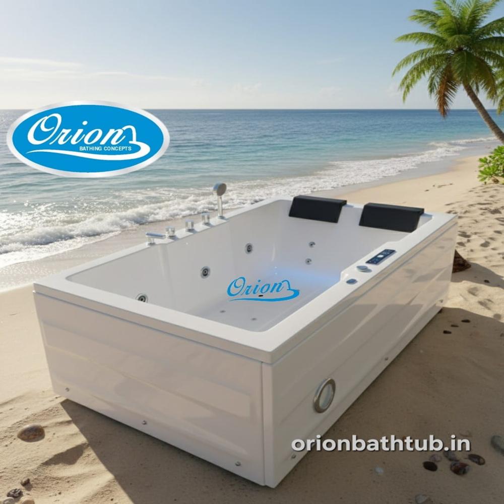 6 X 3 Feet Fully Loaded Jacuzzi Bathtubs With Hydro Massage And 1 Hp Pump