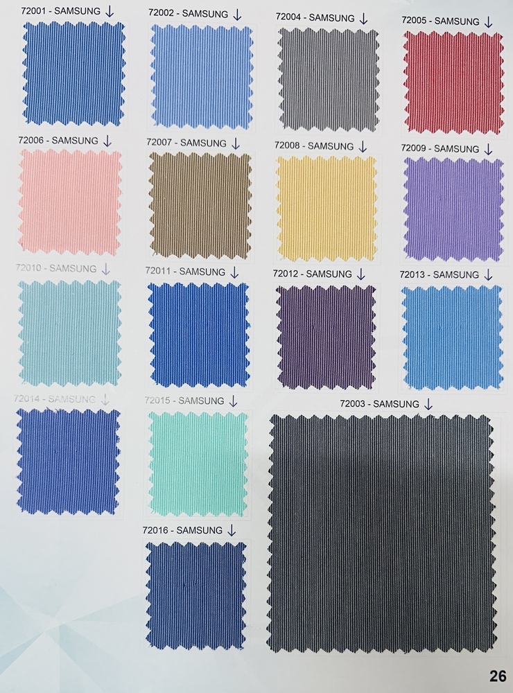 Samsung Corporate Uniforms Fabrics