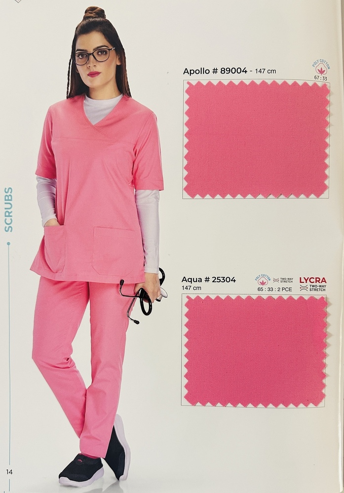 Aqua Hospital Uniforms Fabrics