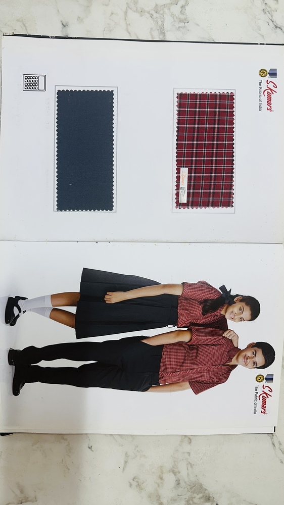 Cotton Plaid School Uniform Fabrics