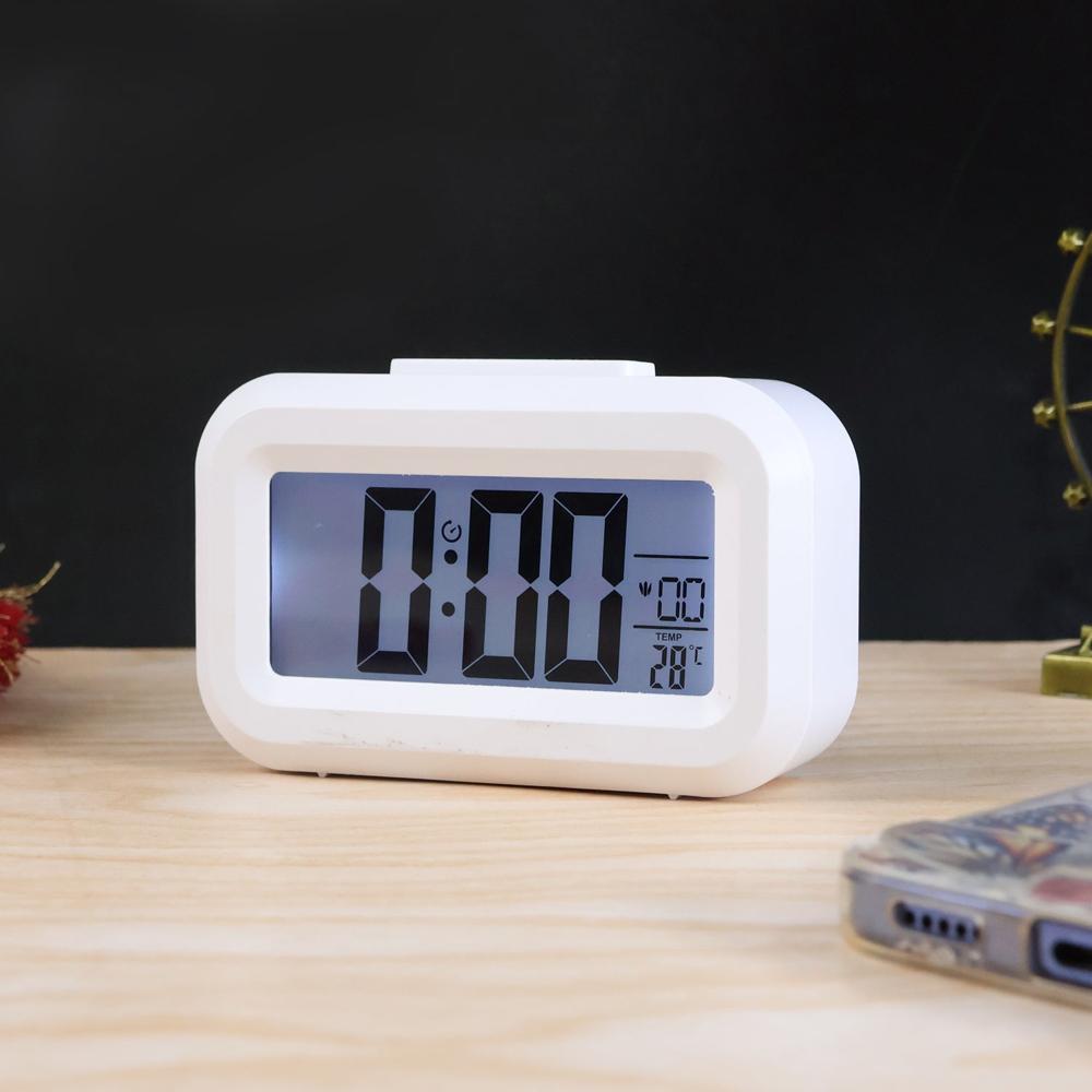 Modern Digital Led Alarm Mini Clock (1 Pc) - Color: Mix