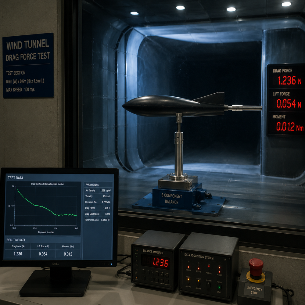 Drag Force Testing