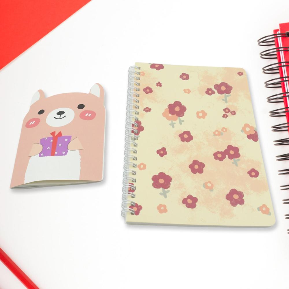 Cartoon Stationery Box Cartoon Design School Box Book , diary , Pen , Eraser, Sharpner , Sticker & Pen Refill Student Gift School box (1 box)