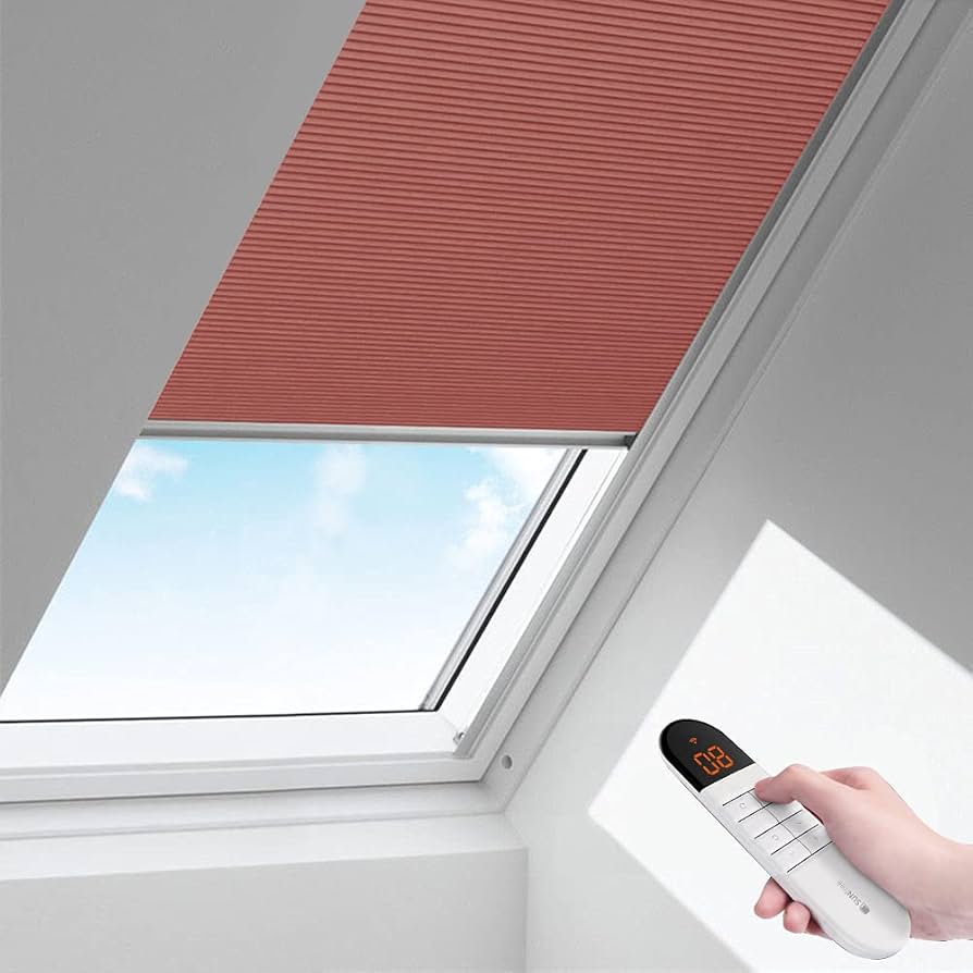 Skylight Blinds - Aluminum Material, Rectangular Shape | Customized Sizes, Plain Pattern, Easy To Clean