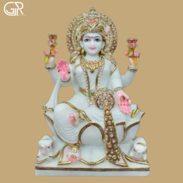 Marble Laxmi Maa Moorti