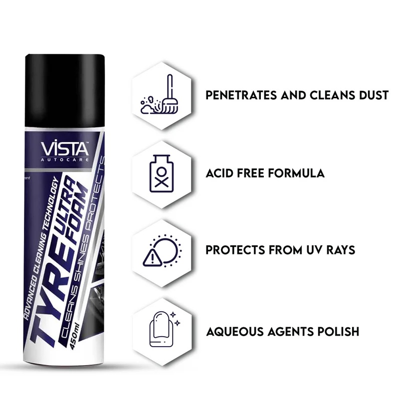 Vista Tyre Ultra Foam 450ml