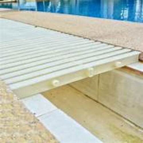 Swimming Pool Grating - Color: White