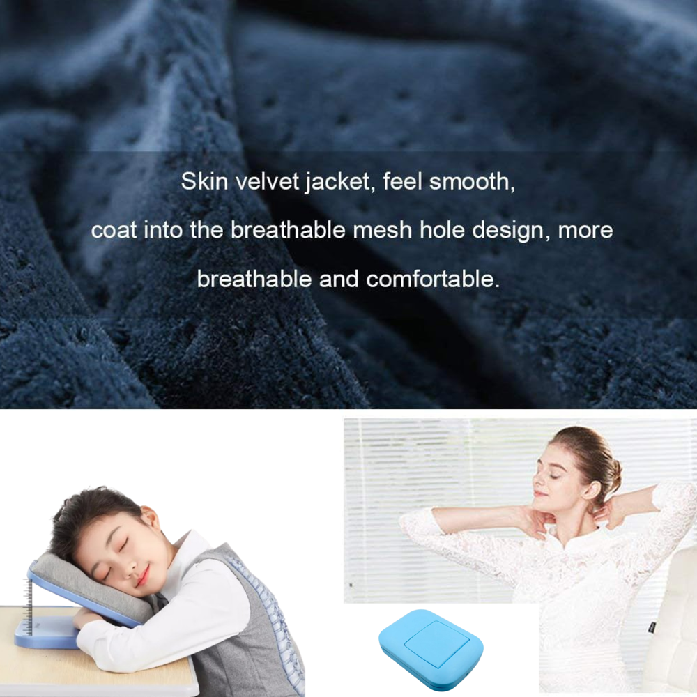 Foldable Soft Nap Doughnut Pillow  Slow-Rebound, Portable Head Cushion Kids & Office