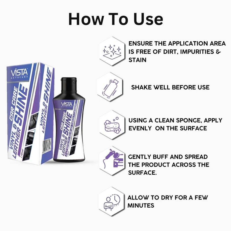 Vista Vinyl & Leather Shine 110ml