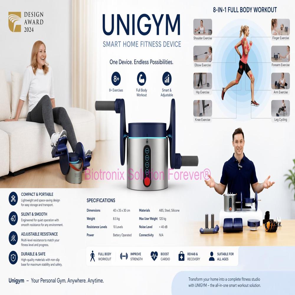 UniGym Smart Robot Gym for Hand and Limb Rehabilitation