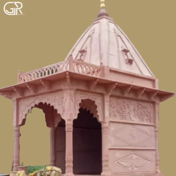 Solid Carved Sandstone Temple
