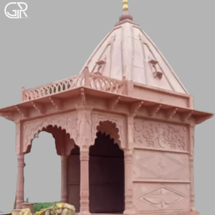 Solid Carved Sandstone Temple