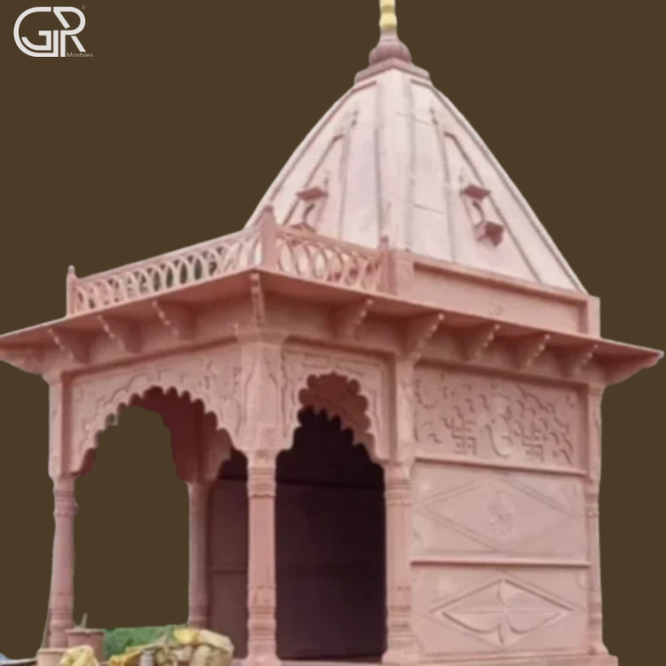 Solid Carved Sandstone Temple