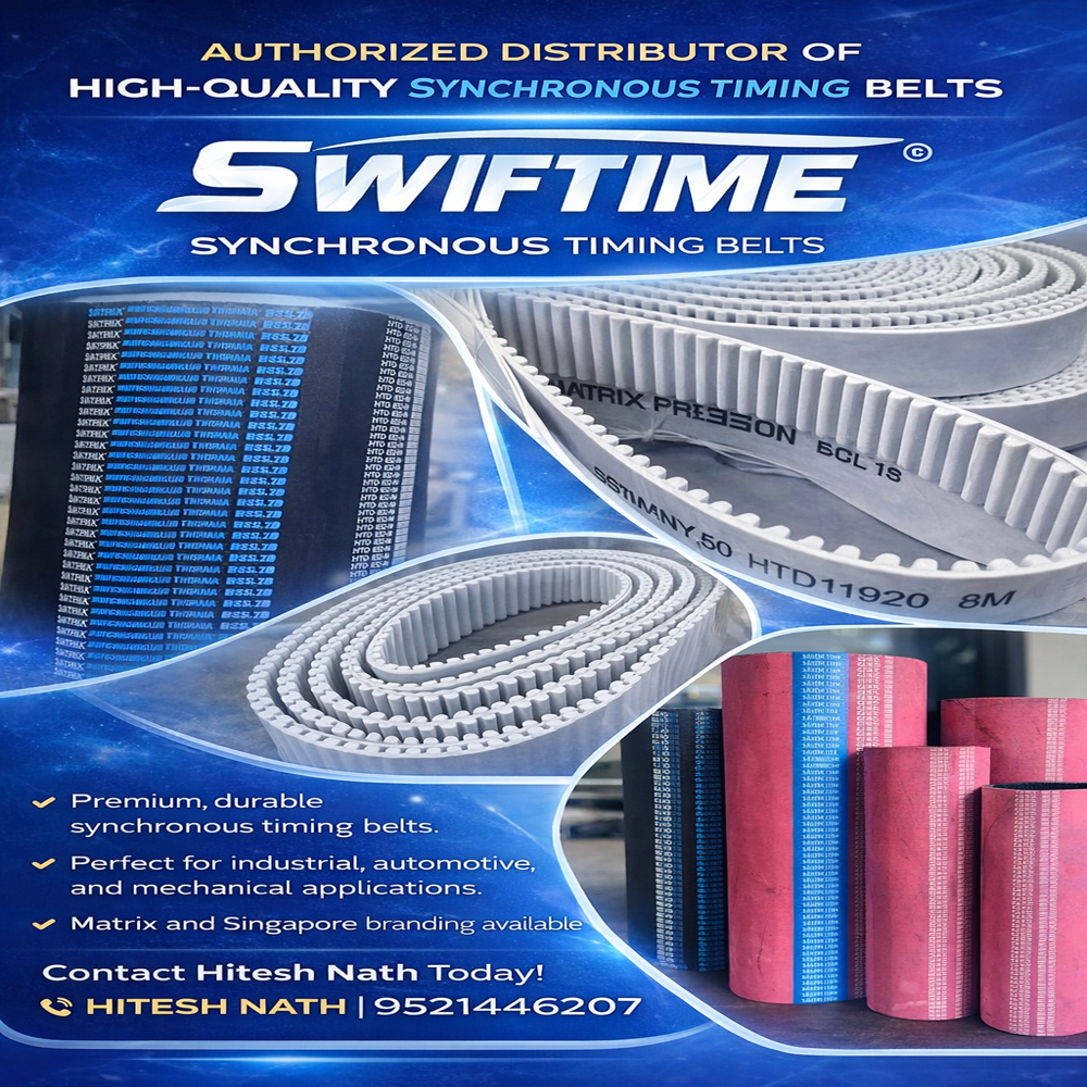 Pu Timing Flex Belts - Color: White