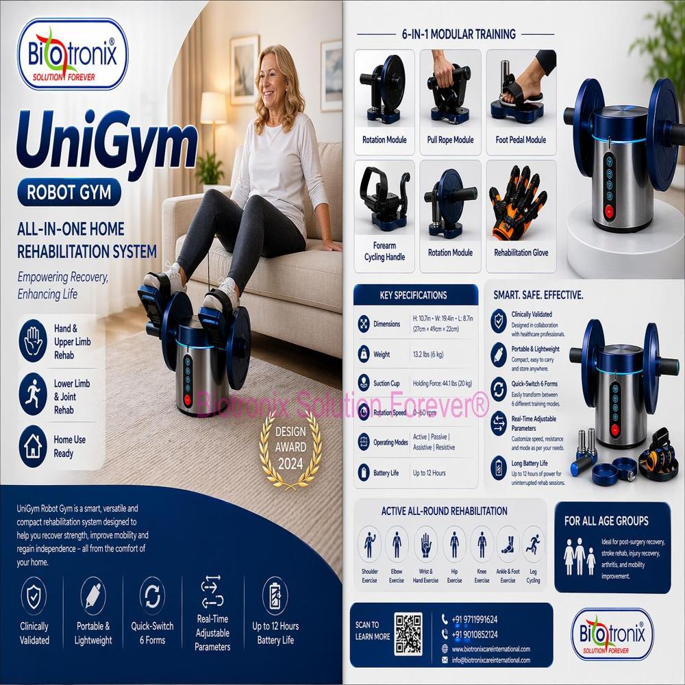 UniGym Portable Rehabilitation Robot Gym for Home and Clinic Use