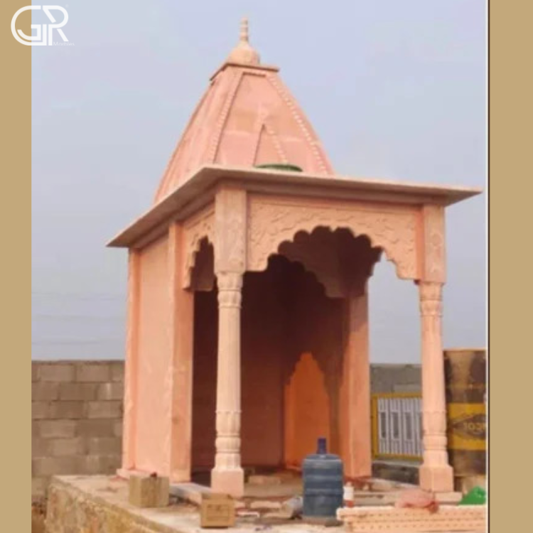 small size sandstone temple