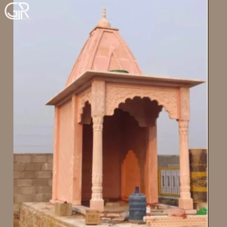 small size sandstone temple