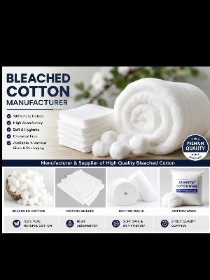 Bleached Cotton - Color: White