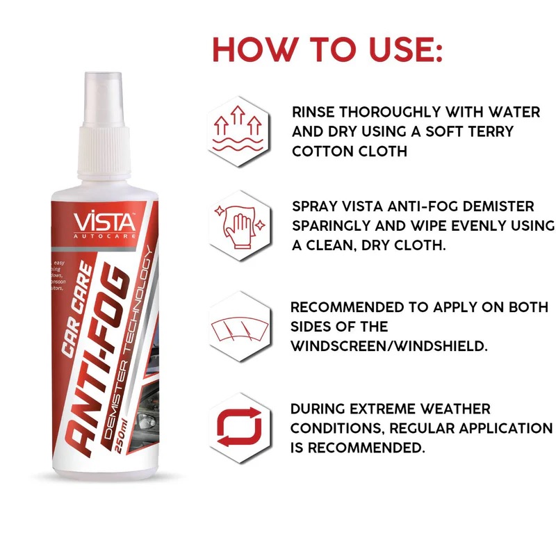 Vista Anti Fog 250ml