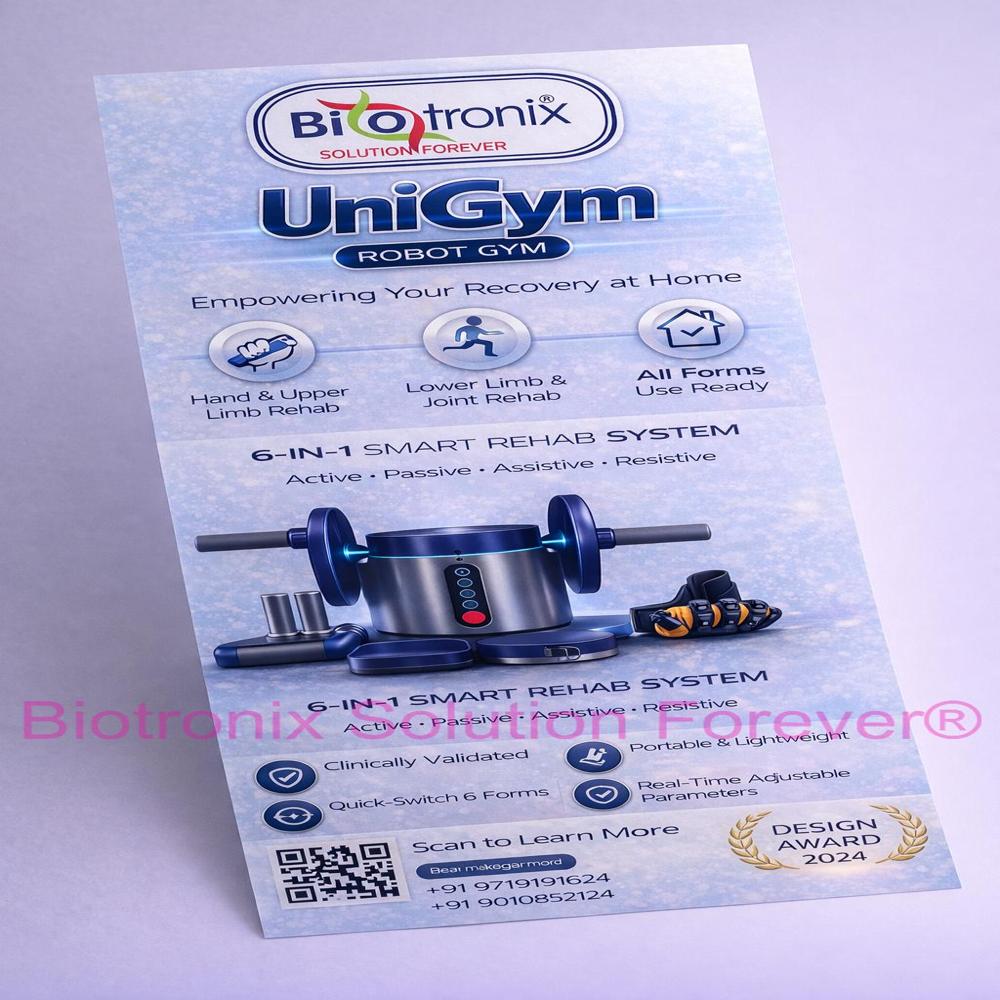 UniGym Robot Gym for Upper and Lower Limb Physiotherapy