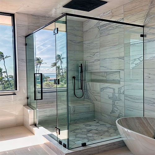 Shower Batroom Glass Partition And Door