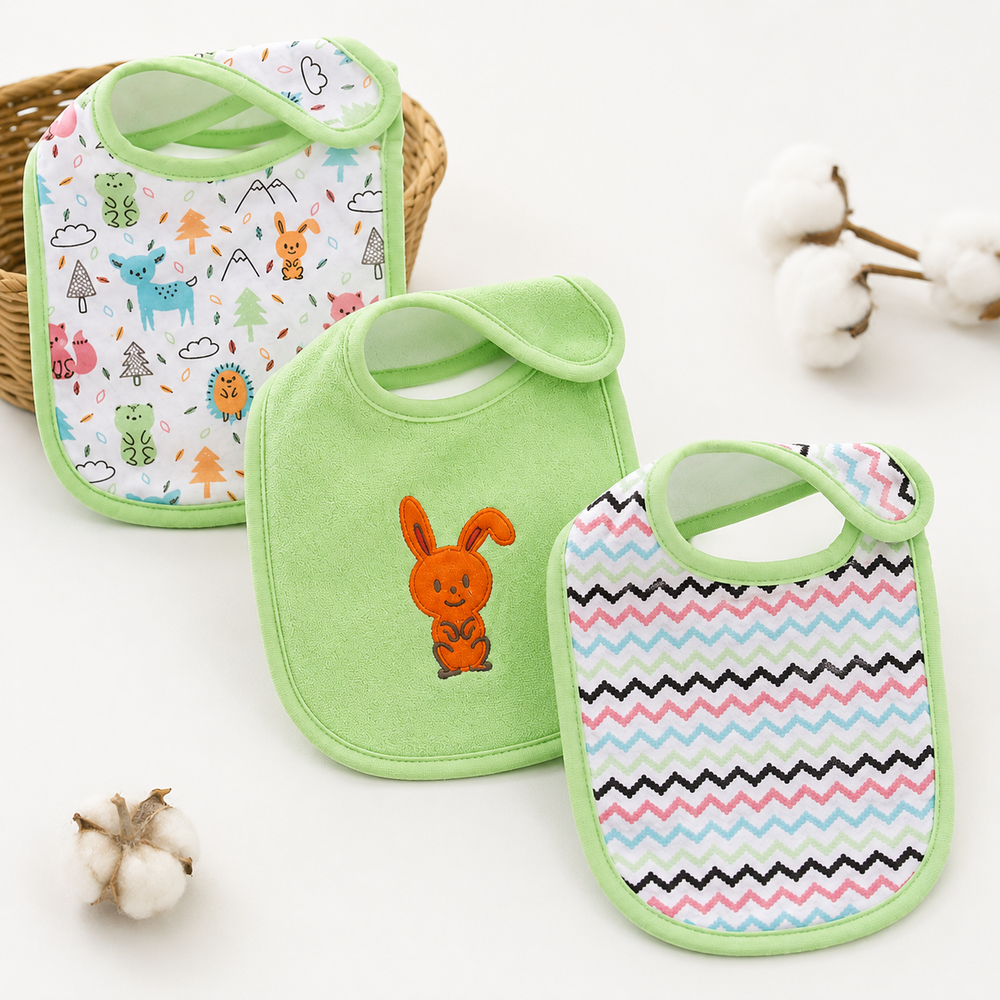 Baby Bibs Bibs - Color: Multicolor (As Per Image)