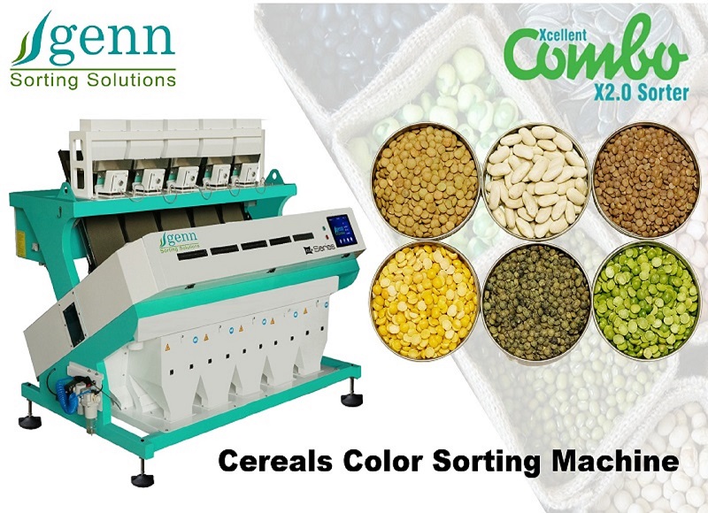 Cereals Color Sorting Machine - Accuracy: 99.9 %
