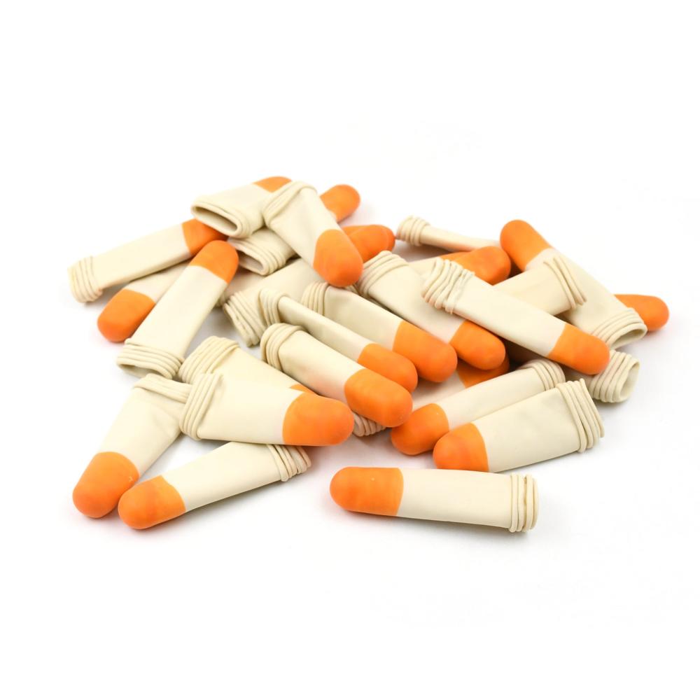 Finger Caps, Silicone Finger Protectors Sleeves (Finger Cots / 145 Pcs Set Approx) - Color: Mix