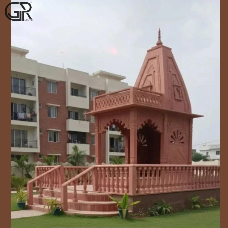 carved stone chhatri