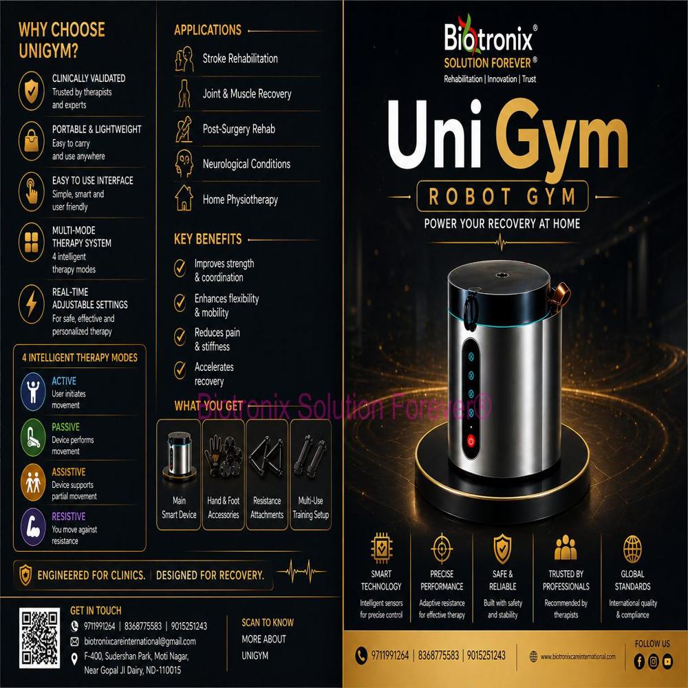 UniGym Smart Rehabilitation Therapy Device for Stroke Recovery