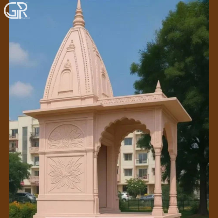 Sandstone Pink Stone Chhatri