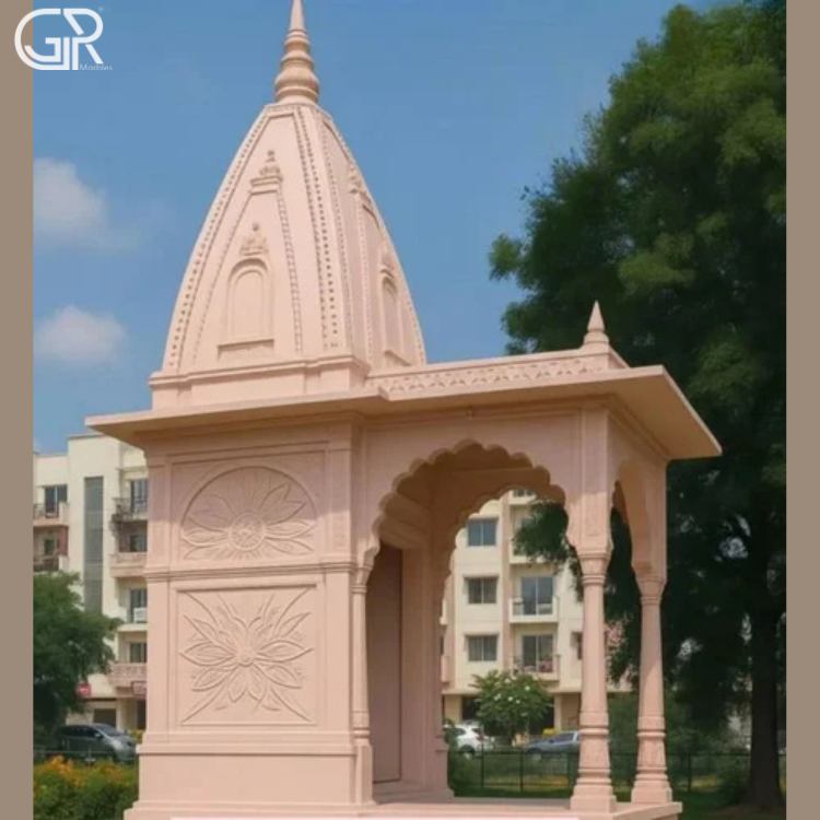 Sandstone Pink Stone Chhatri
