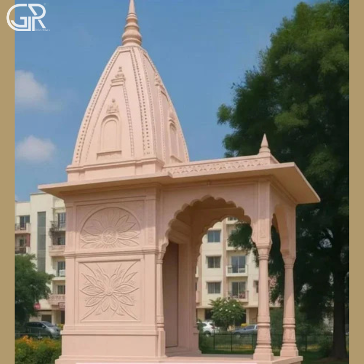 Sandstone Pink Stone Chhatri