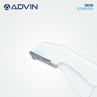 Linear Skin Staplers - Stainless Steel & Polymer, 135x38x80mm, White/blue | Ergonomic Design, 35 Staples, Manual Operation