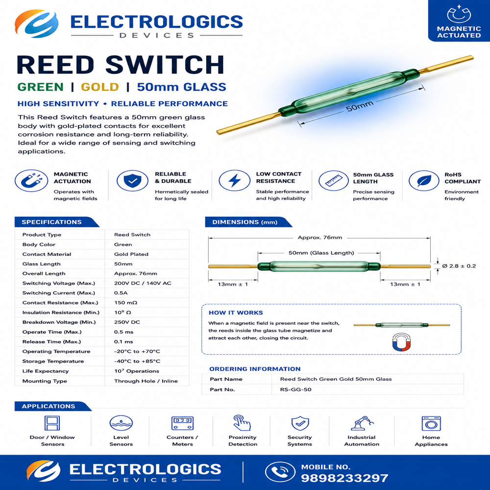 52mm Reed Switch