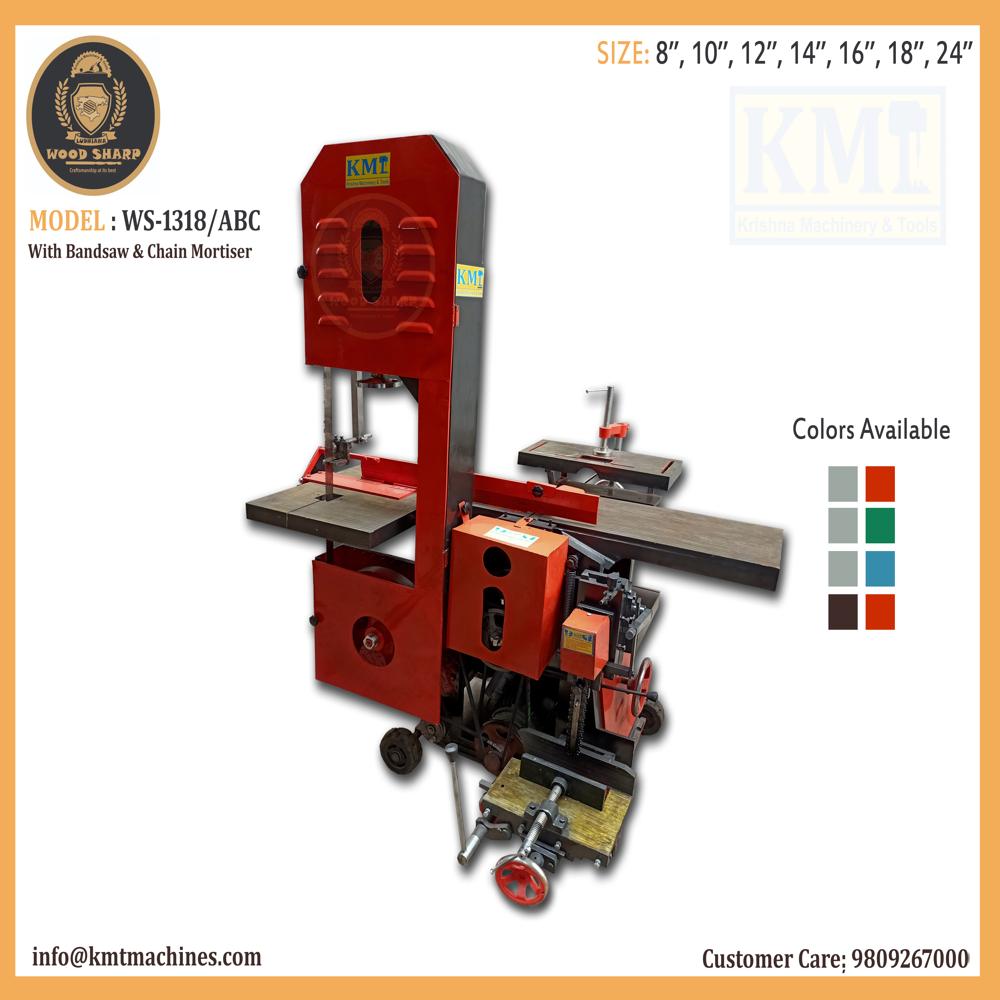 Wood Planer With Attached Bandsaw And Chain Motoriser