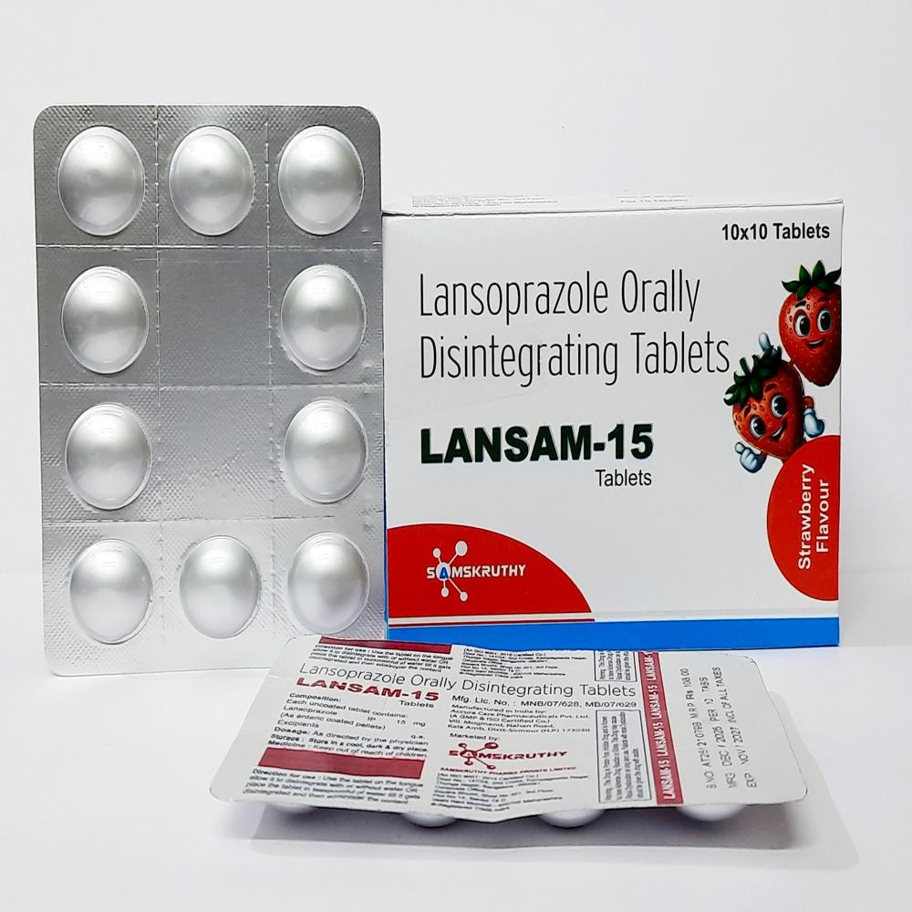 Lansoprazole 15mg Orally Disintegrating Tablet 
