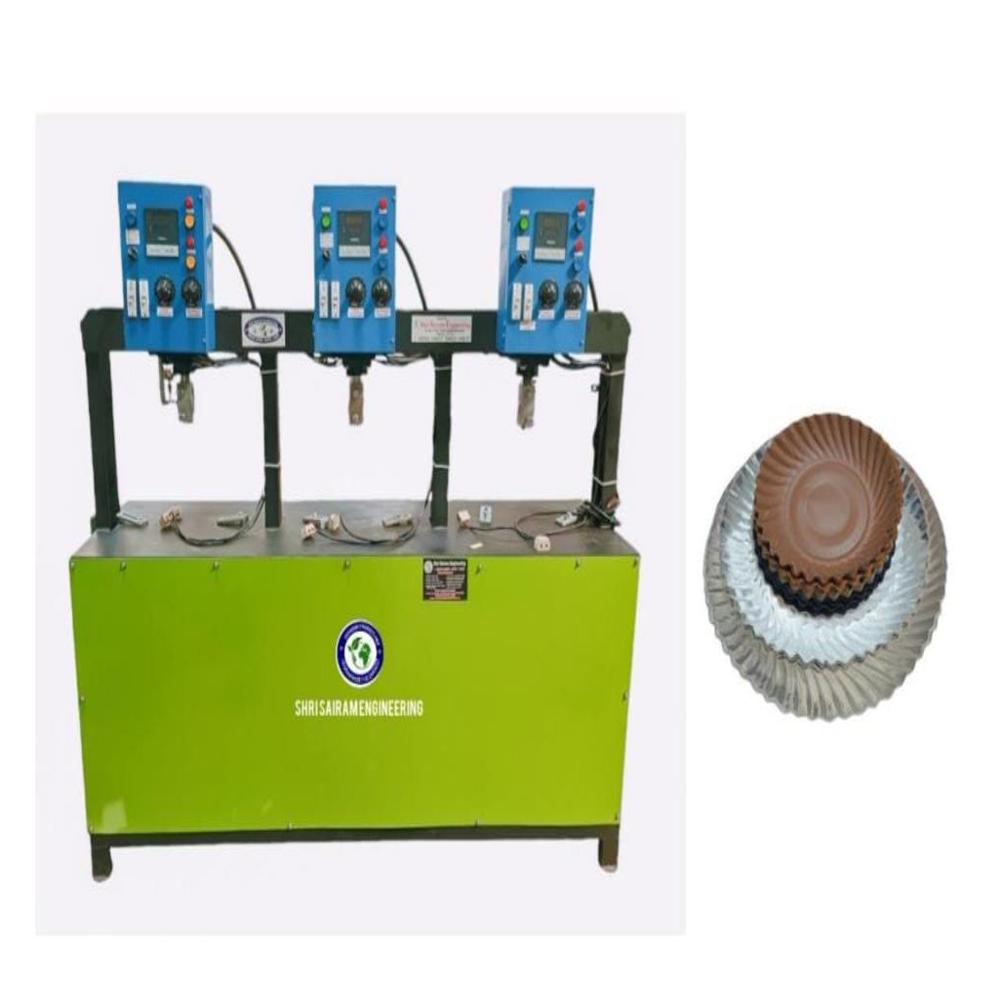 Heavy Duty Triple Dye Paper Plate Making Machine