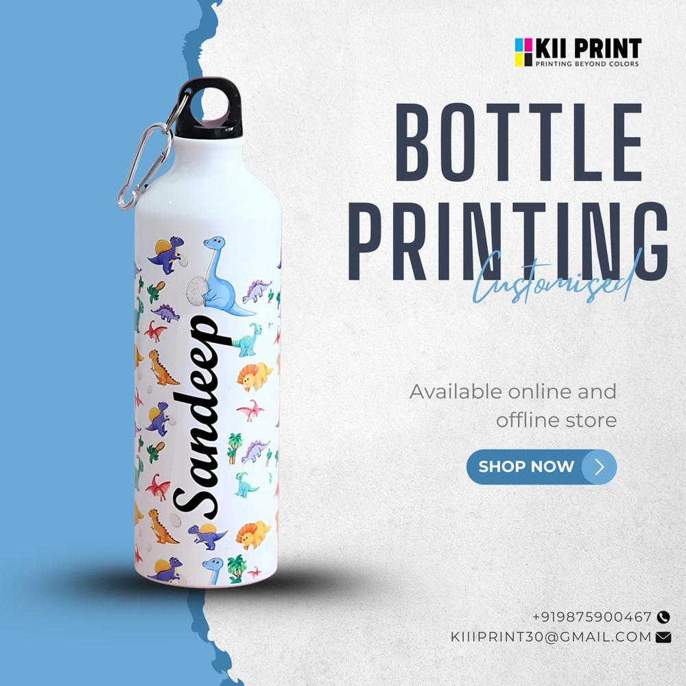 600ml Silver Aluminium Sipper Bottle