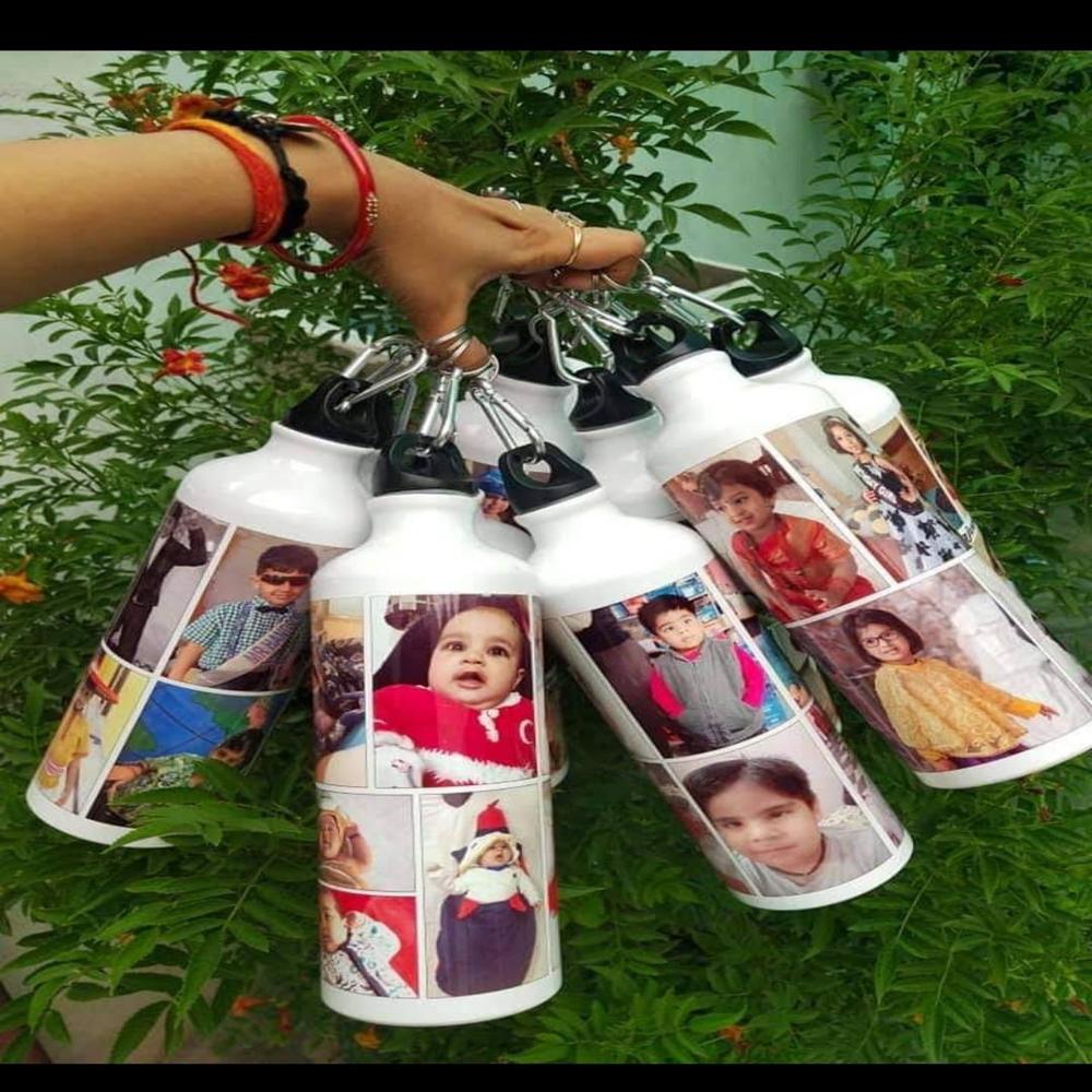 600ml Silver Aluminium Sipper Bottle