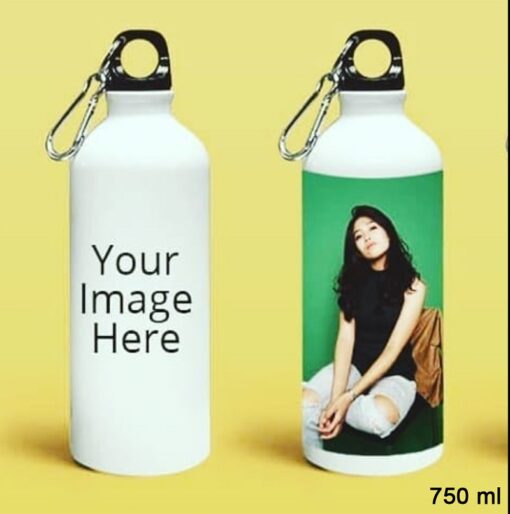 600ml Silver Aluminium Sipper Bottle