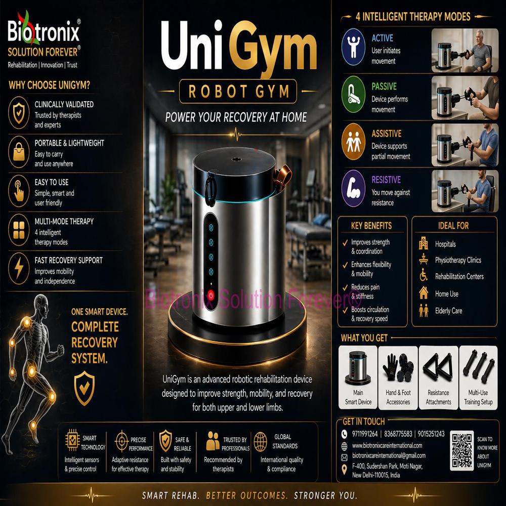 UniGym Smart Therapy Rehabilitation Equipment for Paralysis Recovery