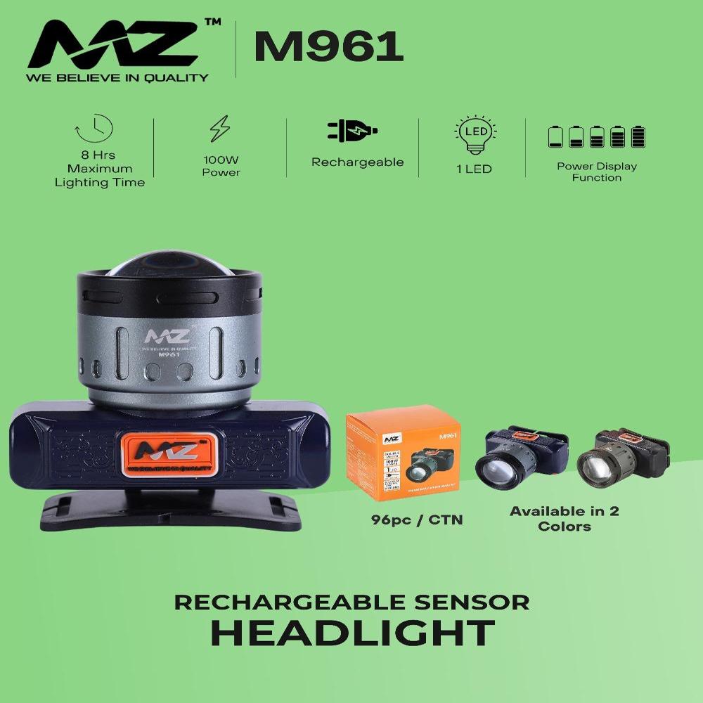 MZ M961 RECHARGEABLE HEAD LAMP