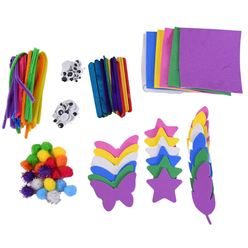 All-in-One Kids Arts & Crafts Supplies Kit DIY Crafting Material Set