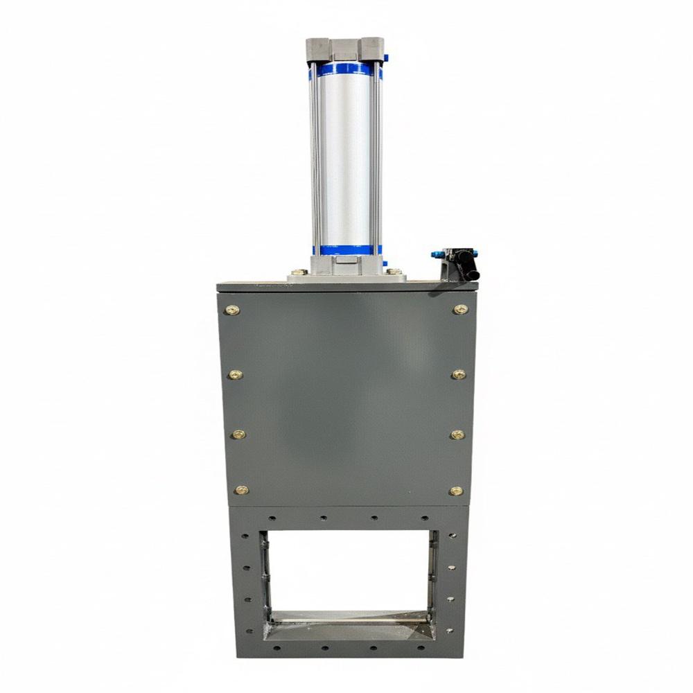 Pneumatic Gate Valve - Blue, Different Sizes Available | Robust Design, Maintenance Free, Optimal Performance For Industrial Use