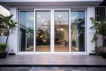 2.5 Track Door With Mesh